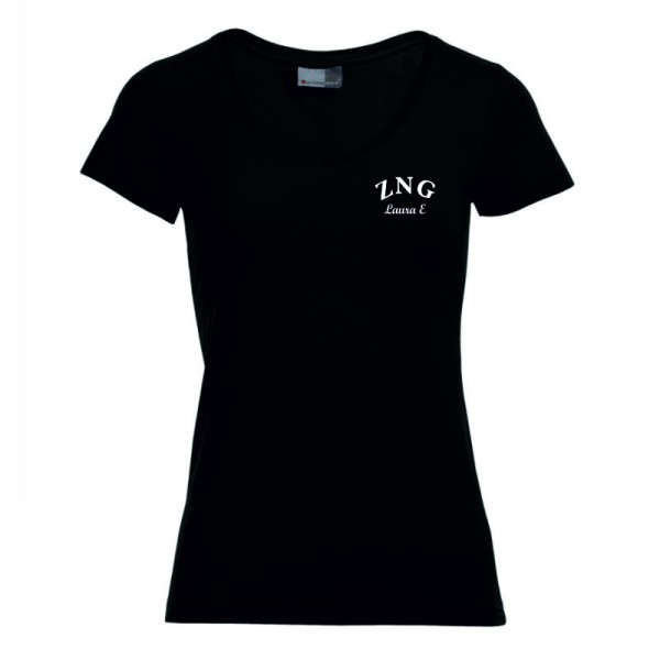 Damen T-Shirt "Dancing Diamonds" / Schwarz